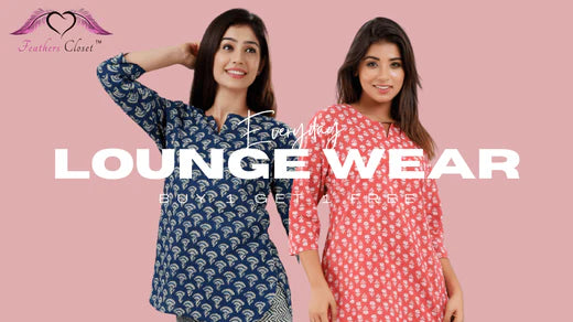 Night Wear Dress: Buy Night Lounge Wear Buy 1 Get 1 Free | Feathers Closet